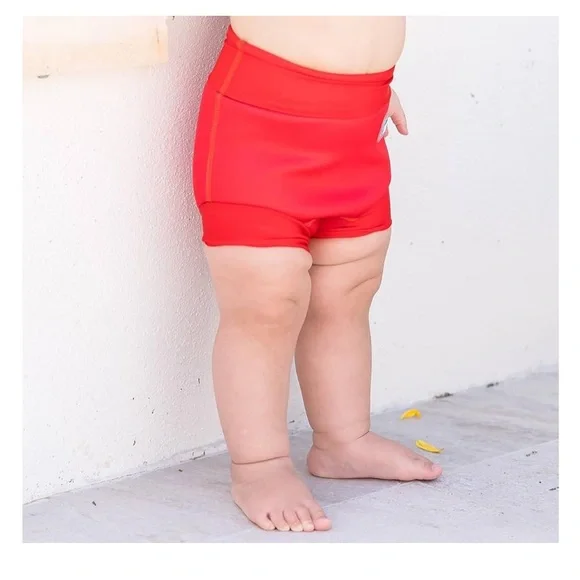 Splash About Happy Nappy Reusable Swim Diaper, Red, 6-12 Months - Picture 4 of 5